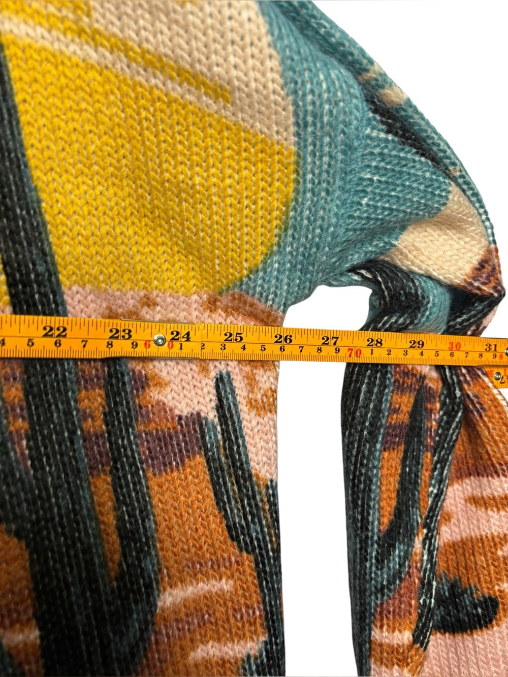 Wrangler Women Retro Desert Cardigan Western Aztec Large Oversized Southwestern - Picture 9 of 11